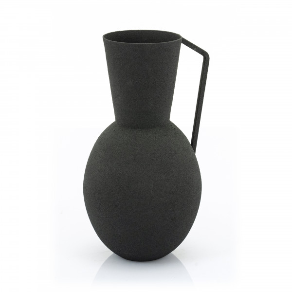 Vaza de ceramica Delphi medie neagra 23 cm