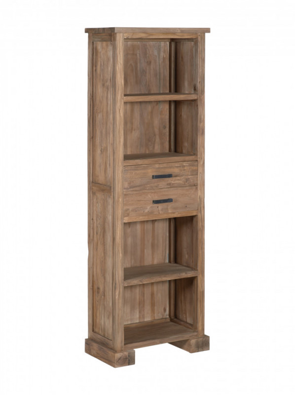 Biblioteca din lemn de drift 65x190 cm