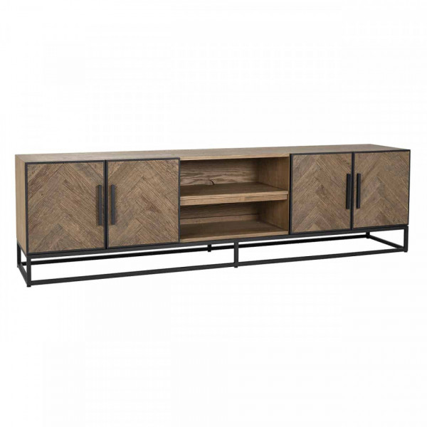 Comoda Tv din stejar Herringbone 220 cm