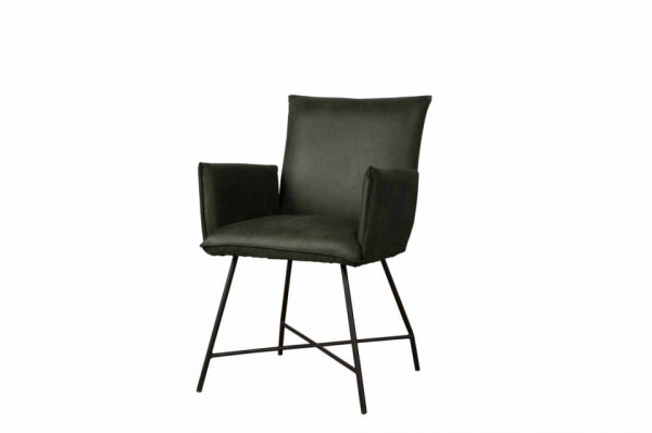 Scaun piele artificiala Trofa verde