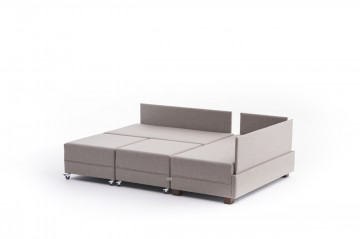 Coltar Fly pe dreapta crem, 3 locuri, extensibil cu 2 parti modulare - Img 6