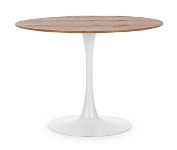 Masă dining rotundă Bloom, pentru 4 persoane, diametru 100 cm - Img 1