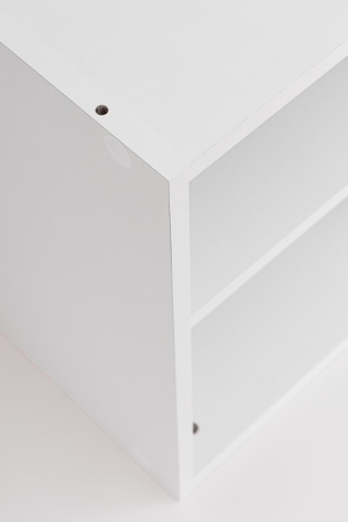 Raft tip cub, finisaj alb, 35x35x35 cm - Img 5