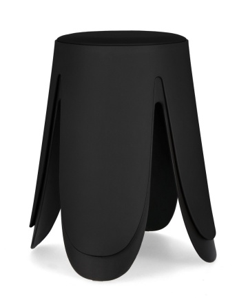 Set de 4 taburete Imogen, negru, diametru 37 cm, înălțime 47 cm - Img 6