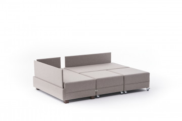 Coltar Fly pe stanga crem, 3 locuri, extensibil cu 2 parti modulare - Img 6