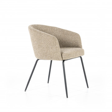 Scaun tapitat Astrid bej - Img 12