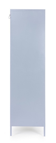 Dulap Cambridge, cu 2 uși, din oțel, vopsit electrostatic, albastru deschis, 80x50x185 cm - Img 4
