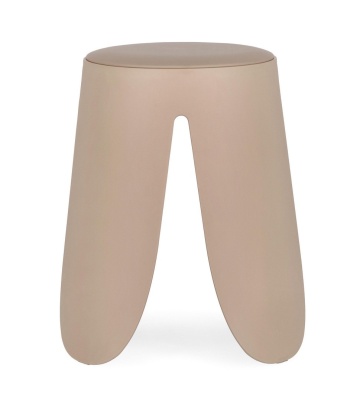 Set de 4 taburete Imogen, ivoriu, diametru 37 cm, înălțime 47 cm - Img 3