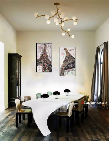 Tablou din hartie Eiffelturm II 52cm x 102cm - Img 2