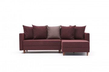 Colar Aydam pe dreapta rosu, 3 locuri, extensibil - Img 1