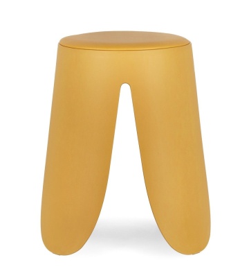 Set de 4 taburete Imogen, muștar, diametru 37 cm, înălțime 47 cm - Img 3