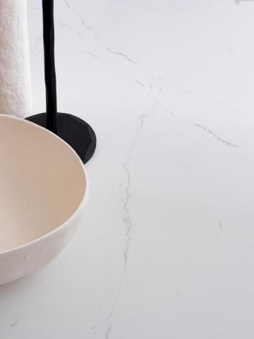 Masă dining extensibilă pentru 8 persoane, cu blat ceramic și picioare din oțel, 160-240x90x76 cm - Img 10