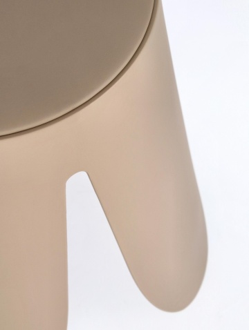 Set de 4 taburete Imogen, ivoriu, diametru 37 cm, înălțime 47 cm - Img 4