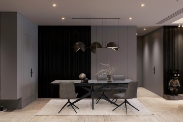Masă extensibilă dreptunghiulară, 8-10 persoane, blat din sticlă securizată modelată, picioare din oțel vopsit electrostatic, 160-240x90 cm - Img 8