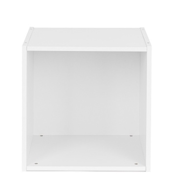 Raft tip cub, finisaj alb, 35x35x35 cm - Img 3