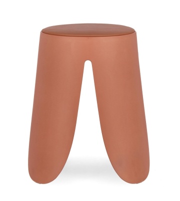 Set de 4 taburete Imogen, teracotă, diametru 37 cm, înălțime 47 cm - Img 3