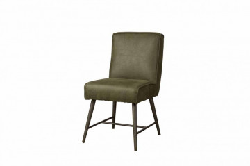Scaun piele artificiala Belmonte verde deschis - Img 1