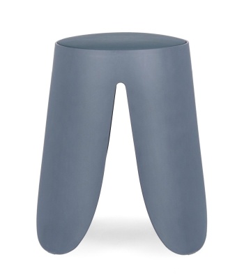 Set de 4 taburete Imogen gri inchis, diametru 37 cm, înălțime 47 cm - Img 3