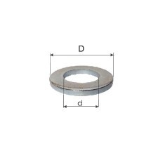 Saibe Zincate Inguste M18 (19.1/34.0Mm), 100/Set