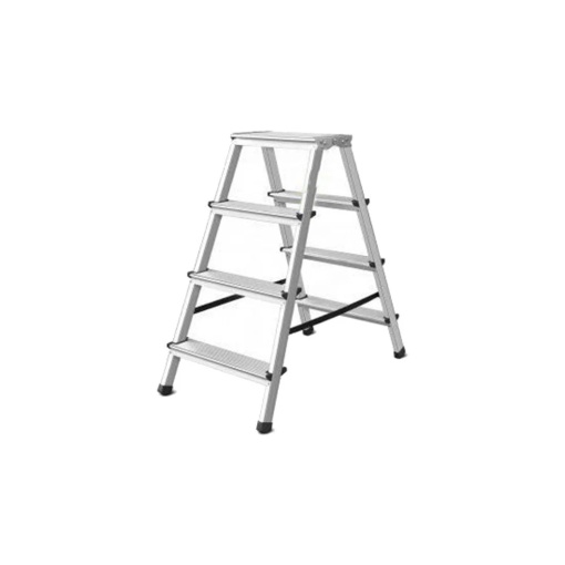Scara aluminiu dubla, 2 tronsoane x 4 trepte