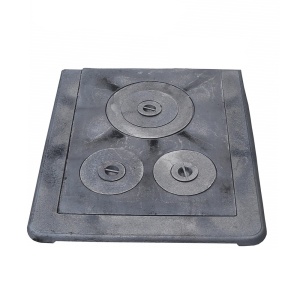 Plita pentru soba din fonta, 720 x 630 mm