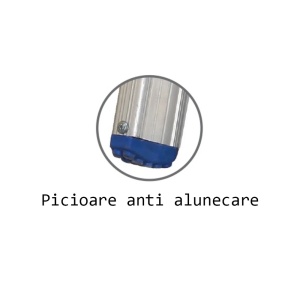 Scara aluminiu culisanta, 2 tronsoane x 2 metri