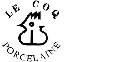 Le Coq porcelaine