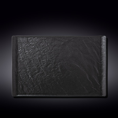 Platou rectangular portelan Wilmax Slate Stone 38x24.5 cm