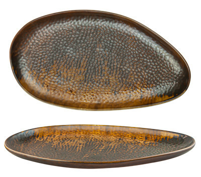 Platou oval portelan Rustic 38 cm
