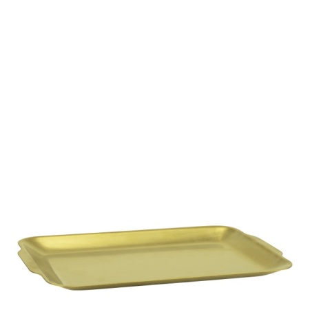 Platou rectangular inox Charm Gold 36 x 19.5 cm