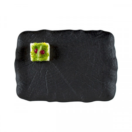 Platou rectangular portelan Shade 24X17 cm