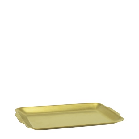 Platou rectangular inox Charm Gold 32.5 x 16 cm