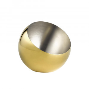 Bol inox Sphere Gold h15 cm