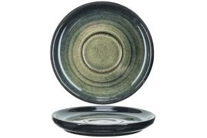 Ceasca + farfurie cappuccino Mendoza Green 180 ml - Img 2