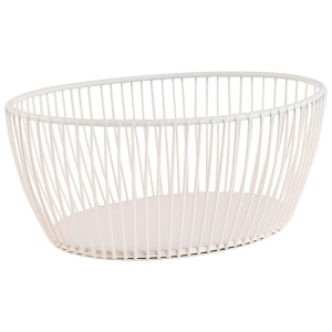 Cos paine oval alb APS Svart 20 x 15 cm