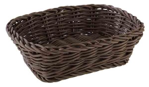 Cos paine rectangular Profi Line maro19 x 13 cm