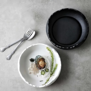 Farfurie adanca Black Nest 20 x H 7.2 cm - Img 3