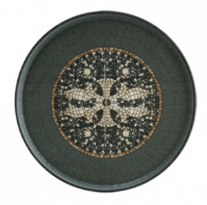 Farfurie desert Mesopotamia Anthracite 22 cm - 011510
