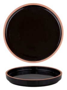 Farfurie intinsa Hella Black & White 22 cm - 56437