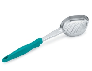 Lingura ovala perforata Spoodle Green 36 cm