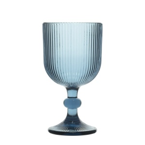 Pahare vin alb Bloom Blue 250 ml