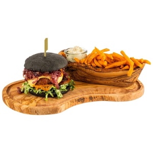 Platou servire lemn Olive 39 x 21 cm - 01022 - Img 2