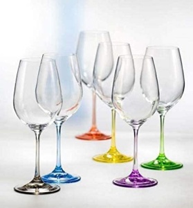 Set 6 pahare vin alb Rainbow 350 ml - 09209 - Img 2