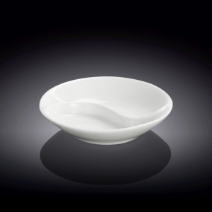 Sosiera cu 2 compartimente Fine White 9 cm - 996049