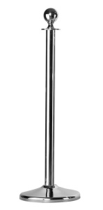 Stalp delimitare, acces sau ghidare , Silver 100 cm