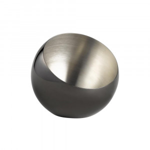 Bol inox Sphere Black h15 cm