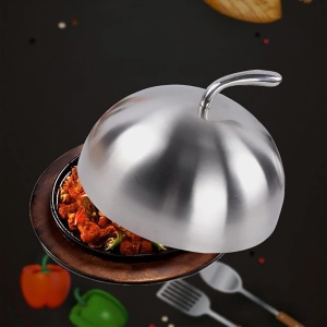 Capac servire (cloche ) Sydney Silver 28 cm - Img 2