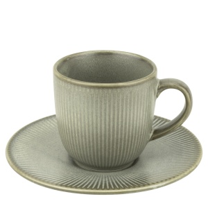 Ceasca + farfurie cafea Moss 110 ml - 56704 / 56705