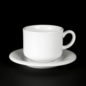 Ceasca + farfurie cappuccino , ceai , Neptun 200 ml - 129020