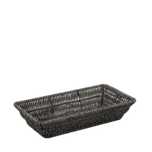 Cos rectangular GN 1 / 3 Rattan Grey 32.5 x 17.6 cm KOD223